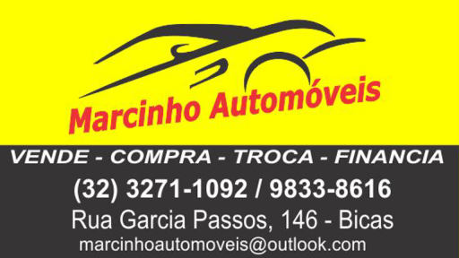 Marcinho Automóveis, R. García Passos - Todos Santos, Bicas - MG, 36600-000, Brasil, Stand_de_Automoveis, estado Minas Gerais