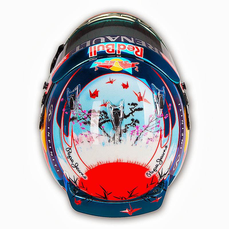 шлем Себастьяна Феттеля для Гран-при Японии 2013