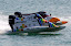 GP OF QATAR DOHA-271110-Oskar Samuelsson Rainbow Team and Majed Al Mansoori Abu Dhabi Team at the race of UIM F4 Powerboat Grand Prix of Qatar. Picture by Vittorio Ubertone/Idea Marketing.