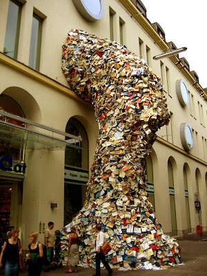 Streaming Books Installations by Alycia Martin Seen On www.coolpicturegallery.us Streaming Books Installations by Alycia Martin Seen On www.coolpicturegallery.us