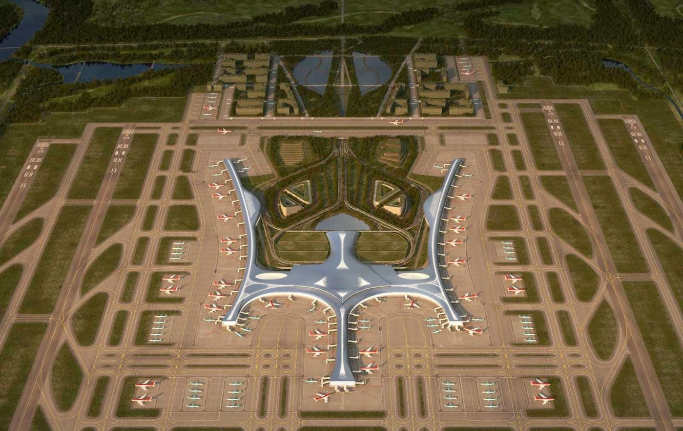 Qingdao New Airport by Ricardo Bofill Taller de