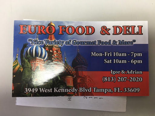 Deli «Euro Food & Deli», reviews and photos, 3949 W Kennedy Blvd, Tampa, FL 33609, USA