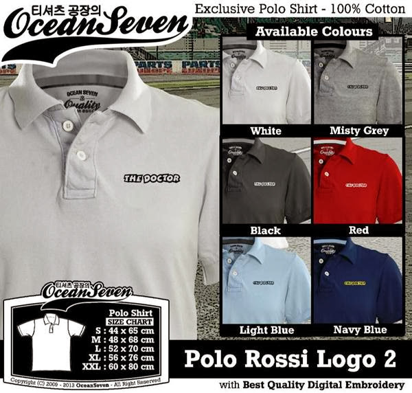 POLO Valentino Rossi 2 Logo distro ocean seven