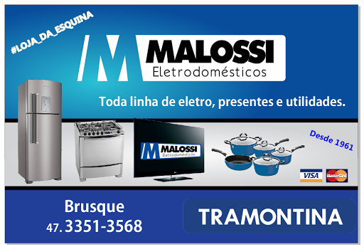 Malossi Eletrodomésticos, Av. Otto Renaux, 146 - Centro 1, Brusque - SC, 88350-210, Brasil, Lojas_Eletrodomésticos, estado Santa Catarina