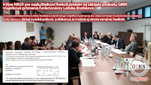Výbor pre nezlučiteľnosť funkcií NRSR prešetrí podnet GINN proti vedeniu letiska Bratislava
