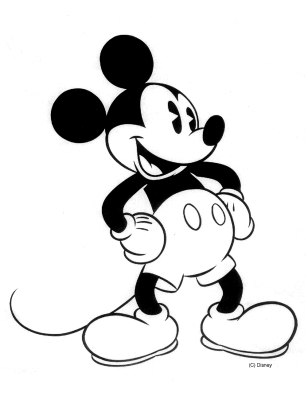 Mickey Mouse Coloring Pages Cartoons ColoringPedia - mickey mouse coloring pages free printable