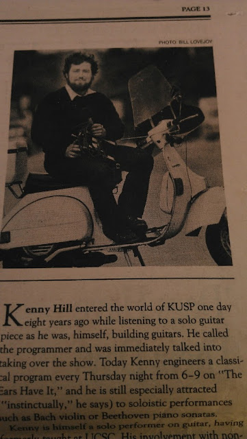KUSP News Vespa 1985