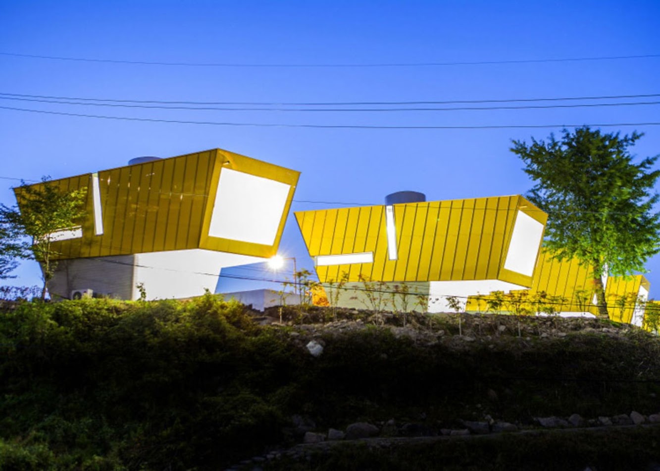 Gapyeong-gun, Gyeonggi, Corea del Sud: Moai Pension by Studio Koossino