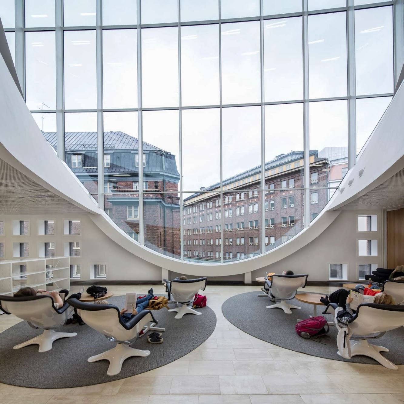 Helsinki University Main Library by Anttinen Oiva Architects