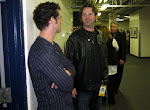 Al and his guitar hero Doyle Bramhall III....you know...just hanging out....being cool...that kind of shit