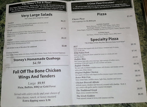 Pizza Restaurant «Stoneys Pub & Pizza», reviews and photos, 456 W Grove St, Middleborough, MA 02346, USA