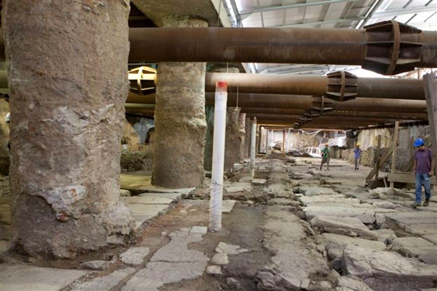 Antiquities to remain on site at Thessaloniki Metro Antiquities to remain on site at Thessaloniki Metro