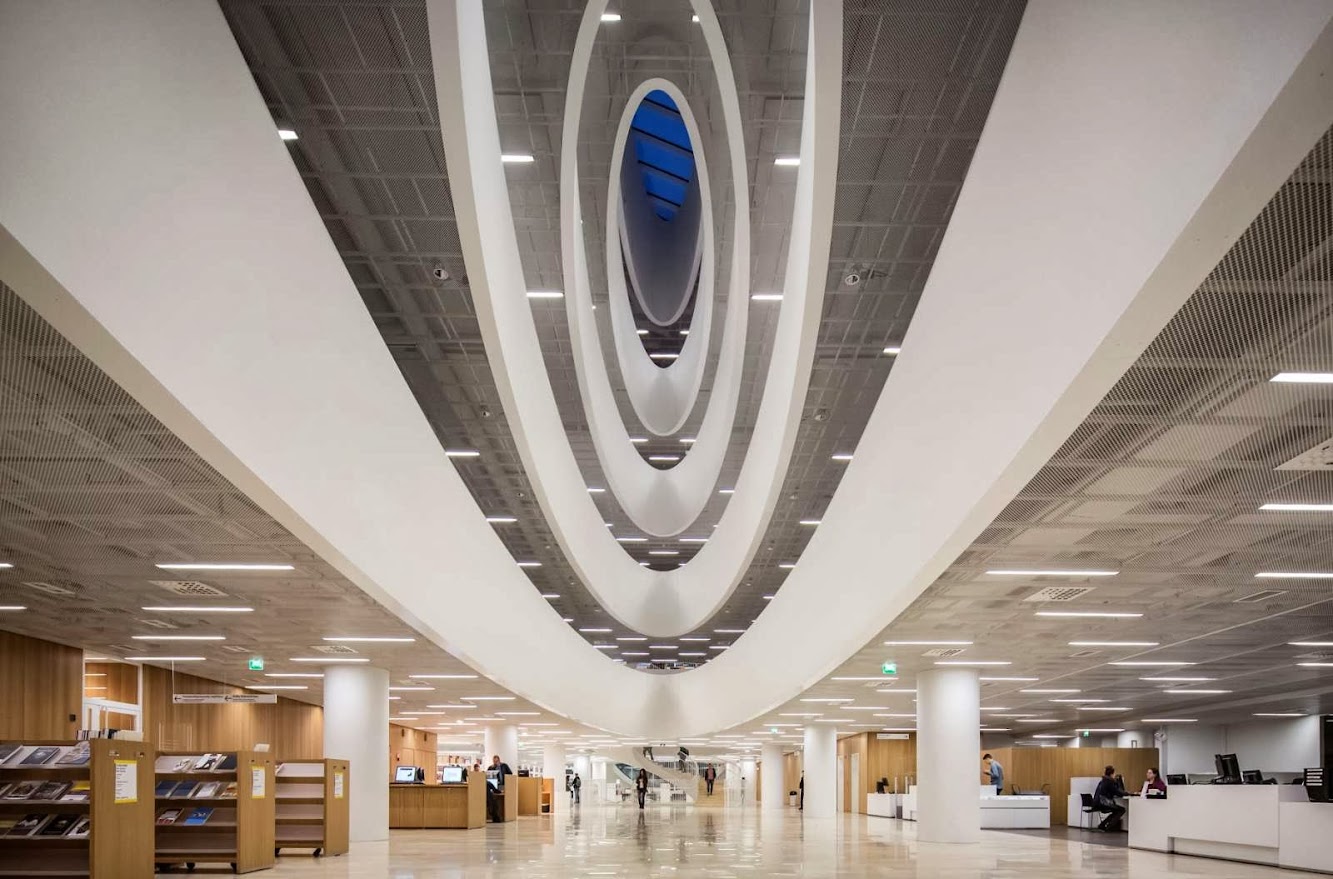 Helsinki University Main Library by Anttinen Oiva Architects