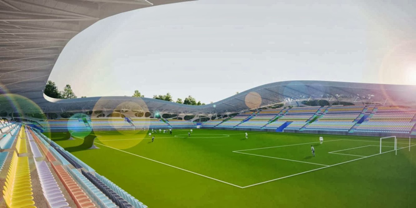 Borisov Football Stadium by Ofis Architects
