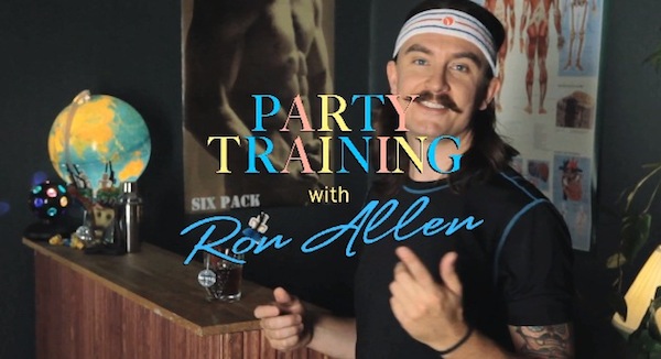 Party Training with Ron Allen for Björn Borg