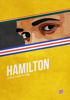 Льюис Хэмилтон - постер Grand Prix Champions by Mr Shabba