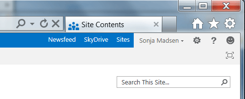 SharePoint 2013 SkyDrive