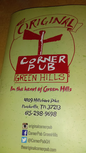 Pub «The Corner Pub», reviews and photos, 4109 Hillsboro Pike, Nashville, TN 37215, USA