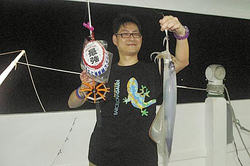 夜釣小管+P