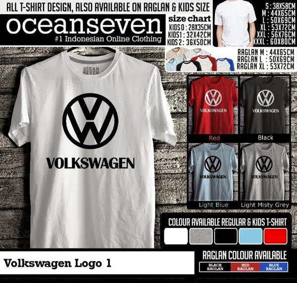 Kaos Mobil Volkswagen Logo 1