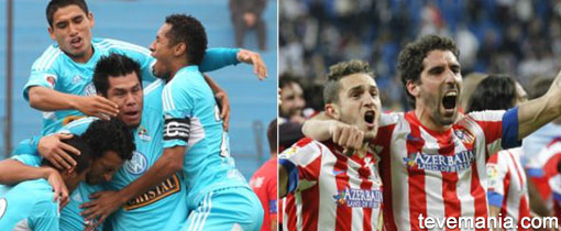 Sporting Cristal vs Atlético de Madrid en Vivo - Euroamericana