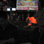 Here we are at Saddle Ranch again, no I will not be riding the bull this time.  Bud Bundy sat right behind Keith.