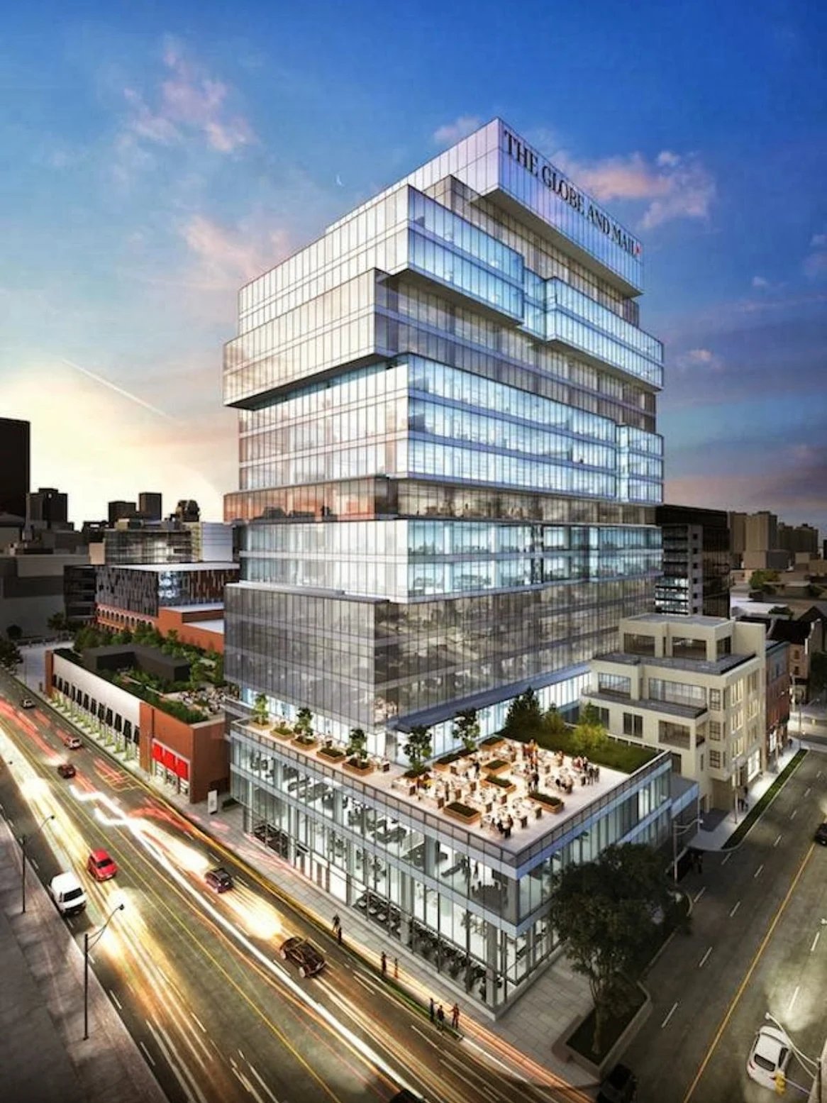 Globe and Mail Centre by Diamond Schmitt Architects