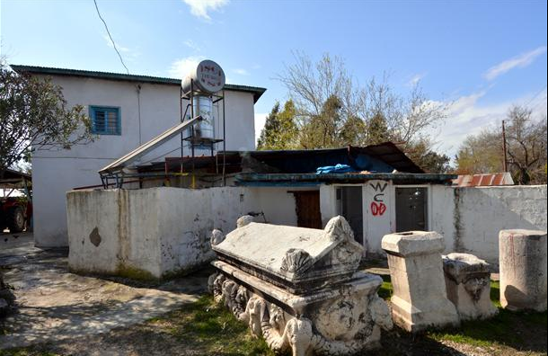 Turkish villager issued permit to display Graeco-Roman artefacts in her garden Turkish villager issued permit to display Graeco-Roman artefacts in her garden