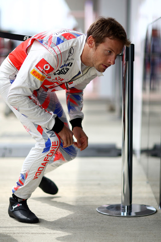 Дженсон Баттон на Гран-при Великобритании 2011