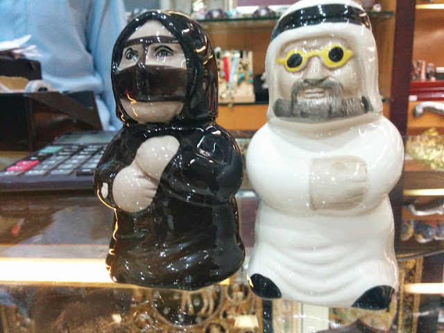 Clay model of Emirati Couple