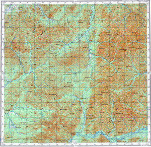 Уменьшенное изображение Карта 200k--l53-10