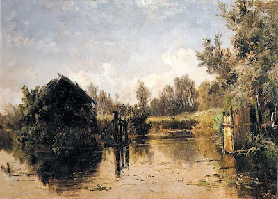 Carlos de Haes - Canal abandonado, Vriesland (Holanda)