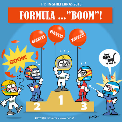 Formula BOOM - комикс Riko по Гран-при Великобритании 2013
