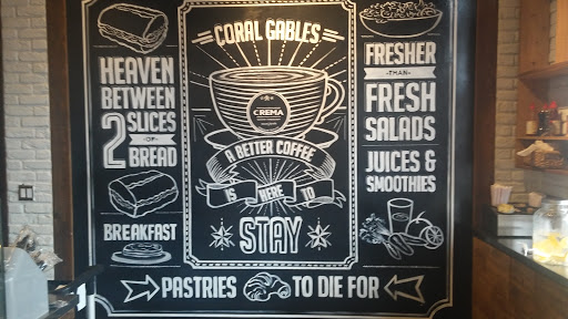 Coffee Shop «Crema Gourmet Espresso Bar», reviews and photos, 169 Miracle Mile R40, Coral Gables, FL 33134, USA