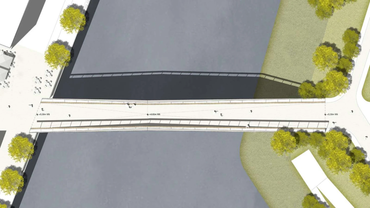 Gmp Wins the Pedestrian and Cycle Bridge Competition