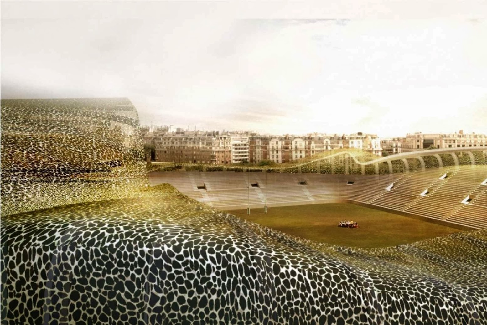 Stade Jean Bouin by Rudy Ricciotti