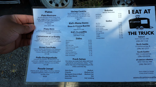 Restaurant «El Camión Food Truck», reviews and photos, 11728 Aurora Ave N, Seattle, WA 98133, USA