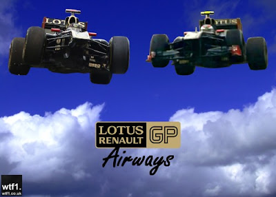 Lotus Renault GP Airways Ник Хайдфельд и Виталий Петров