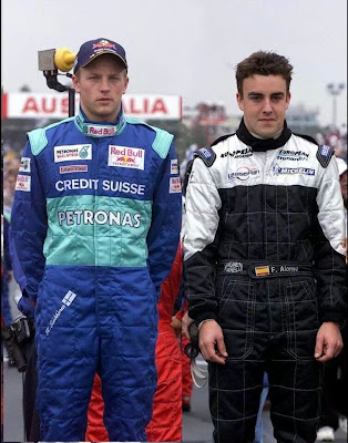 дебют Кими Райкконена и Фернандо Алонсо в Альберт-Парке на Гран-при Австралии 2001