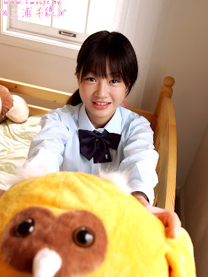 Chiho Miura in Blouse : Japanese School Uniform Girls