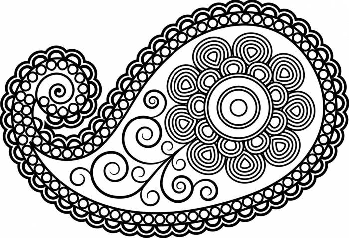 Paisley Designs Coloring Book Dover Publications