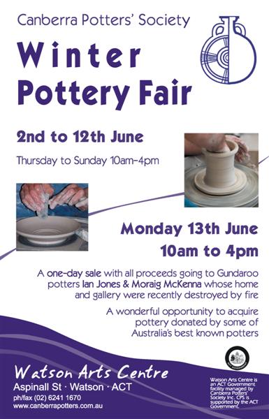 winter pottery fair