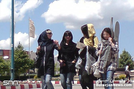 عکس دانشجویان دختر بدحجاب دانشگاه آزاد