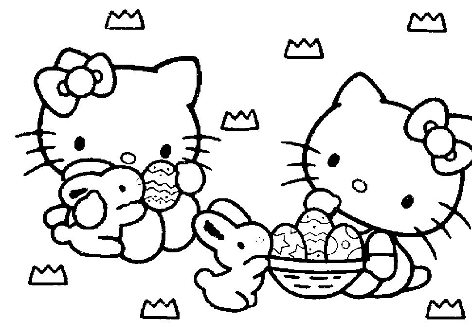 Hello Kitty Printables, Free coloring pages of hello kitty