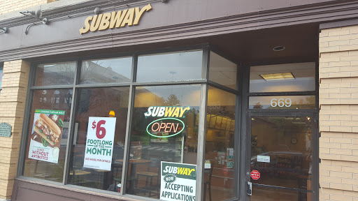 Restaurant «SUBWAY®Restaurants», reviews and photos, 669 Massachusetts Ave, Arlington, MA 02476, USA