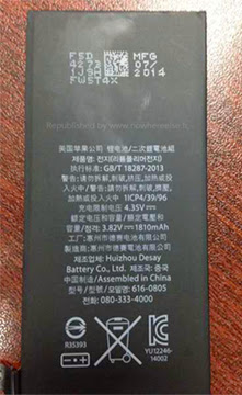 4.7-inch iPhone 6 battery