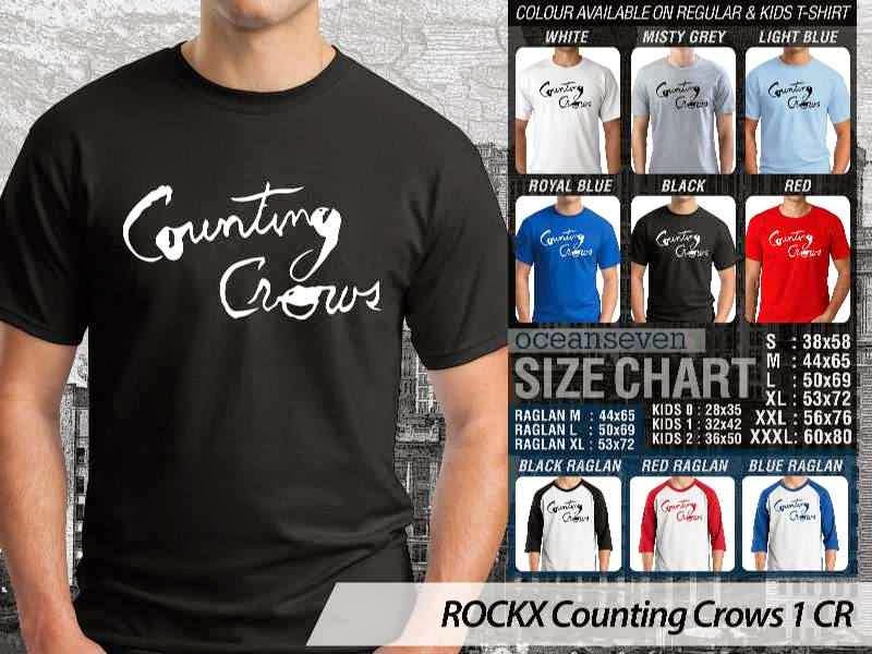 Kaos Musik Counting Crows 1 Rock Band Legendaris