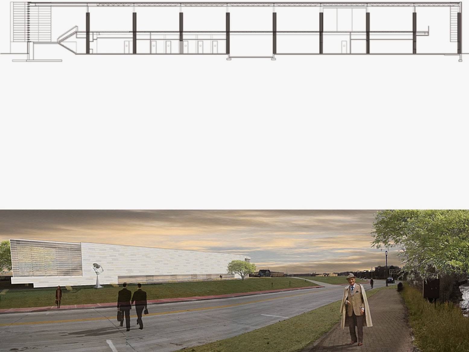 Museum of Wisconsin Art by HGA Architects and