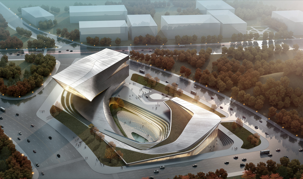 DALIAN LIBRARY AND MEDIA CENTRE BY 10 DESIGN