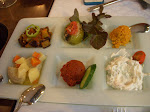 Our first nice dinner in Istanbul Old City near our hotel (Meze - appetizer)